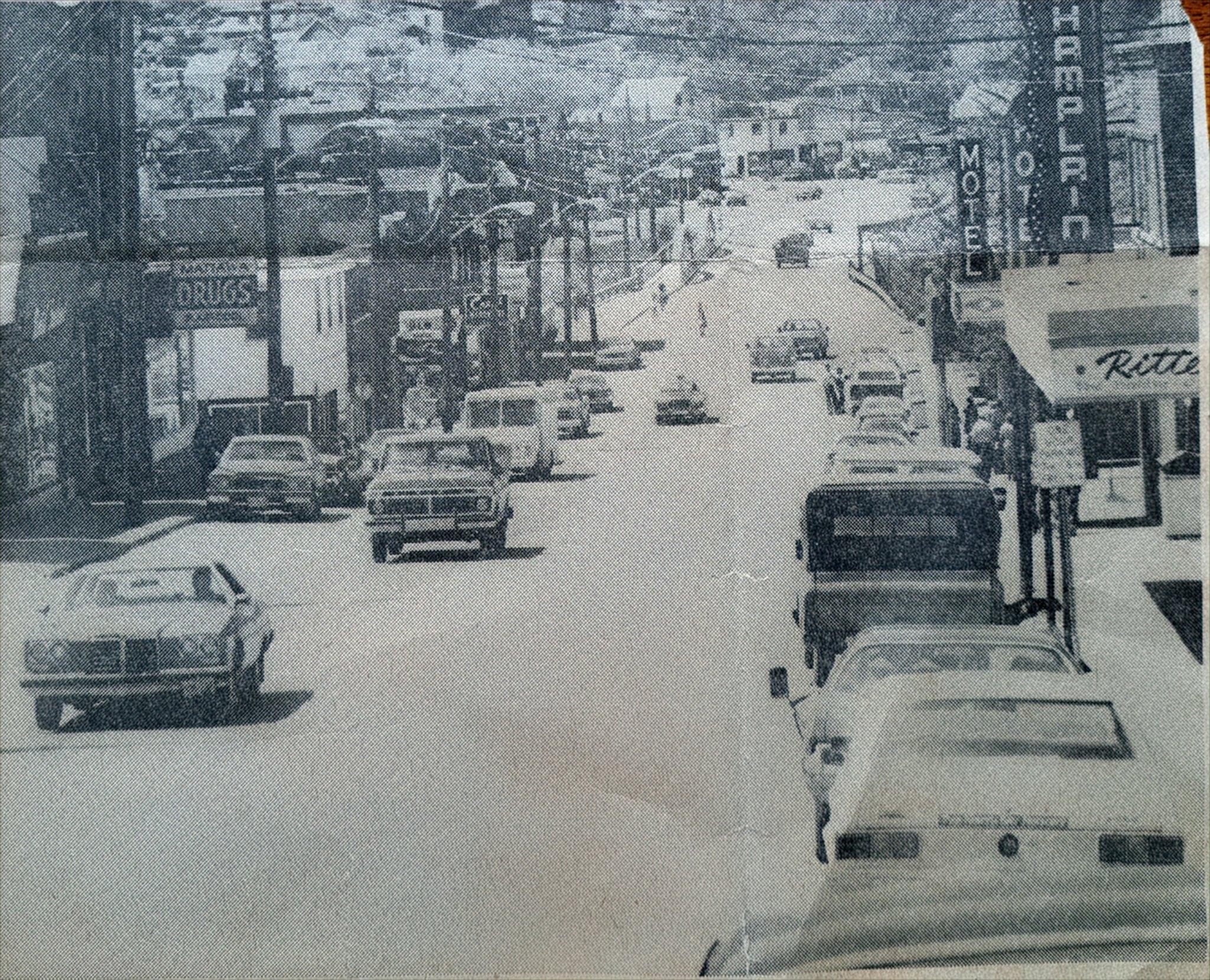 Main Street, Mattawa — vintage photograph